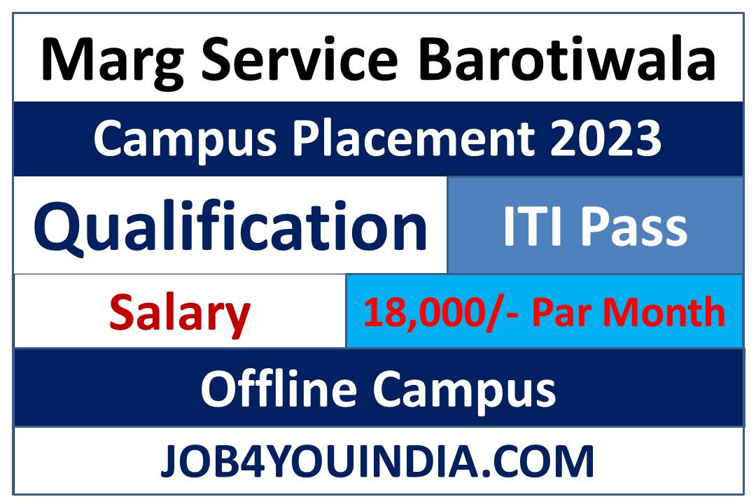 Marg Service Barotiwala Recruitment 2023