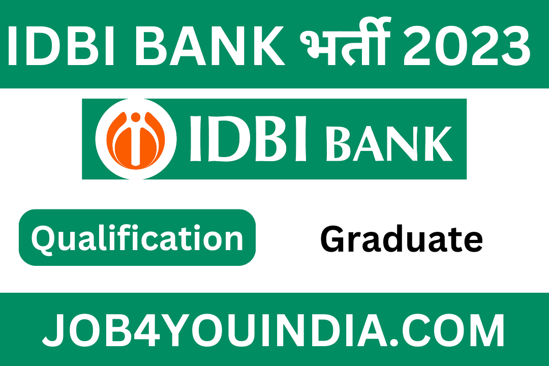IDBI BANK Recruitment 2023