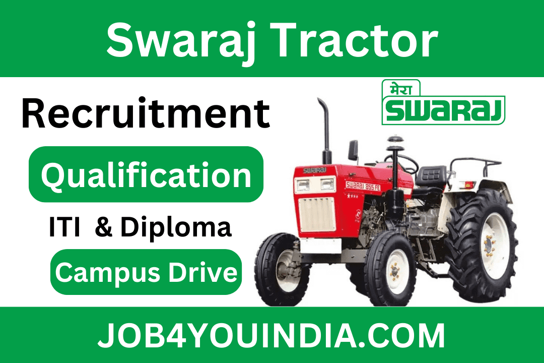 Swaraj Tractor Recruitment 