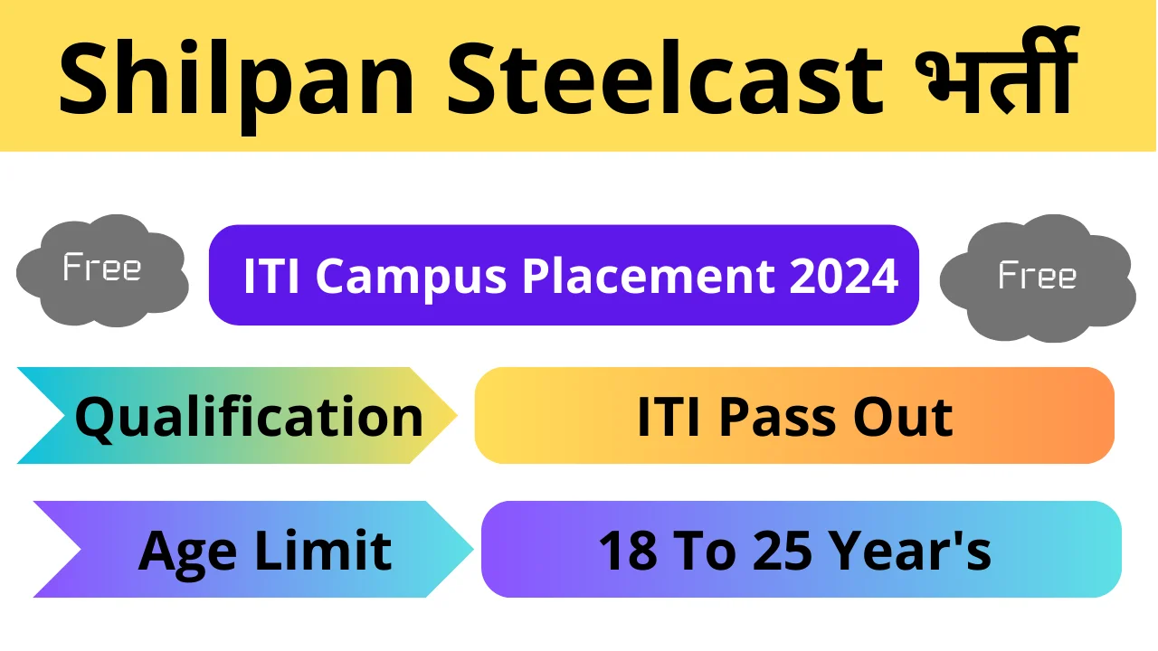 Shilpan Steelcast ITI Campus Placement 2024