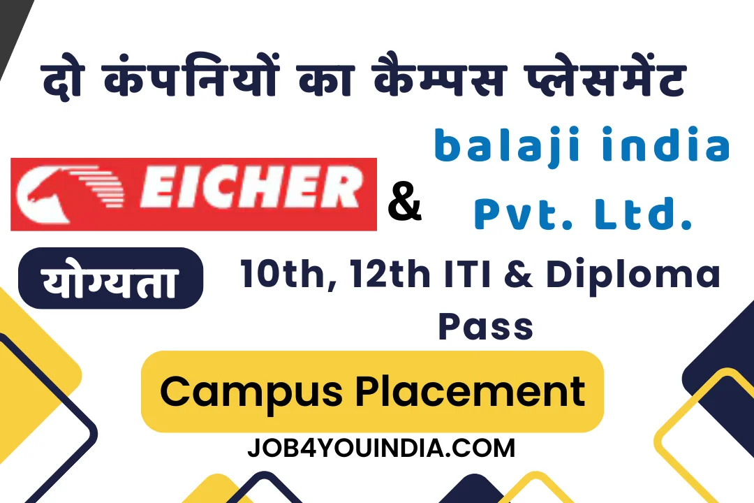 Eicher Motors & Other Company Campus Placement 2024