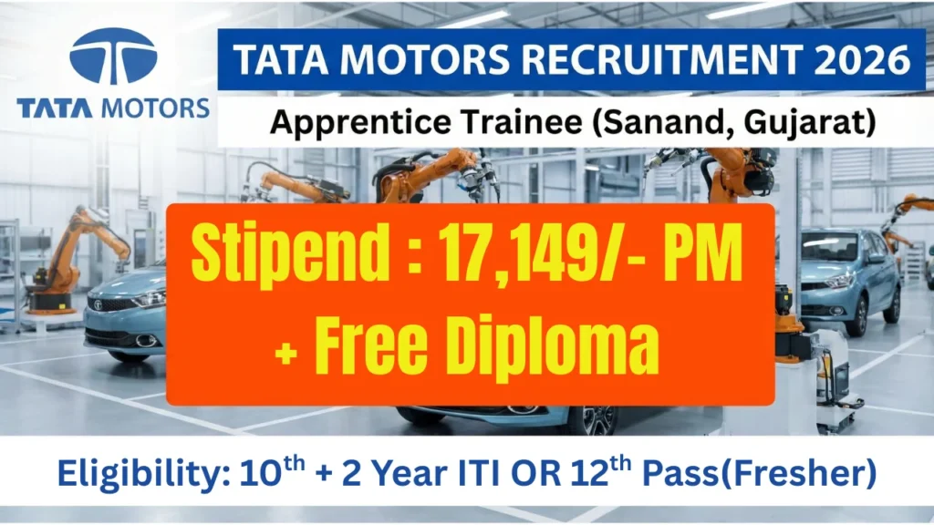 Tata Motors Apprentice Trainee Recruitment 2026