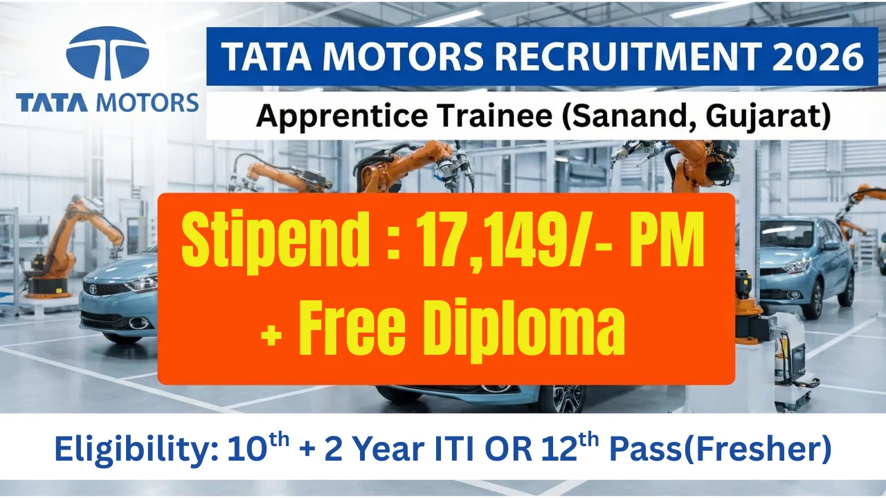 Tata Motors Apprentice Trainee Recruitment 2026