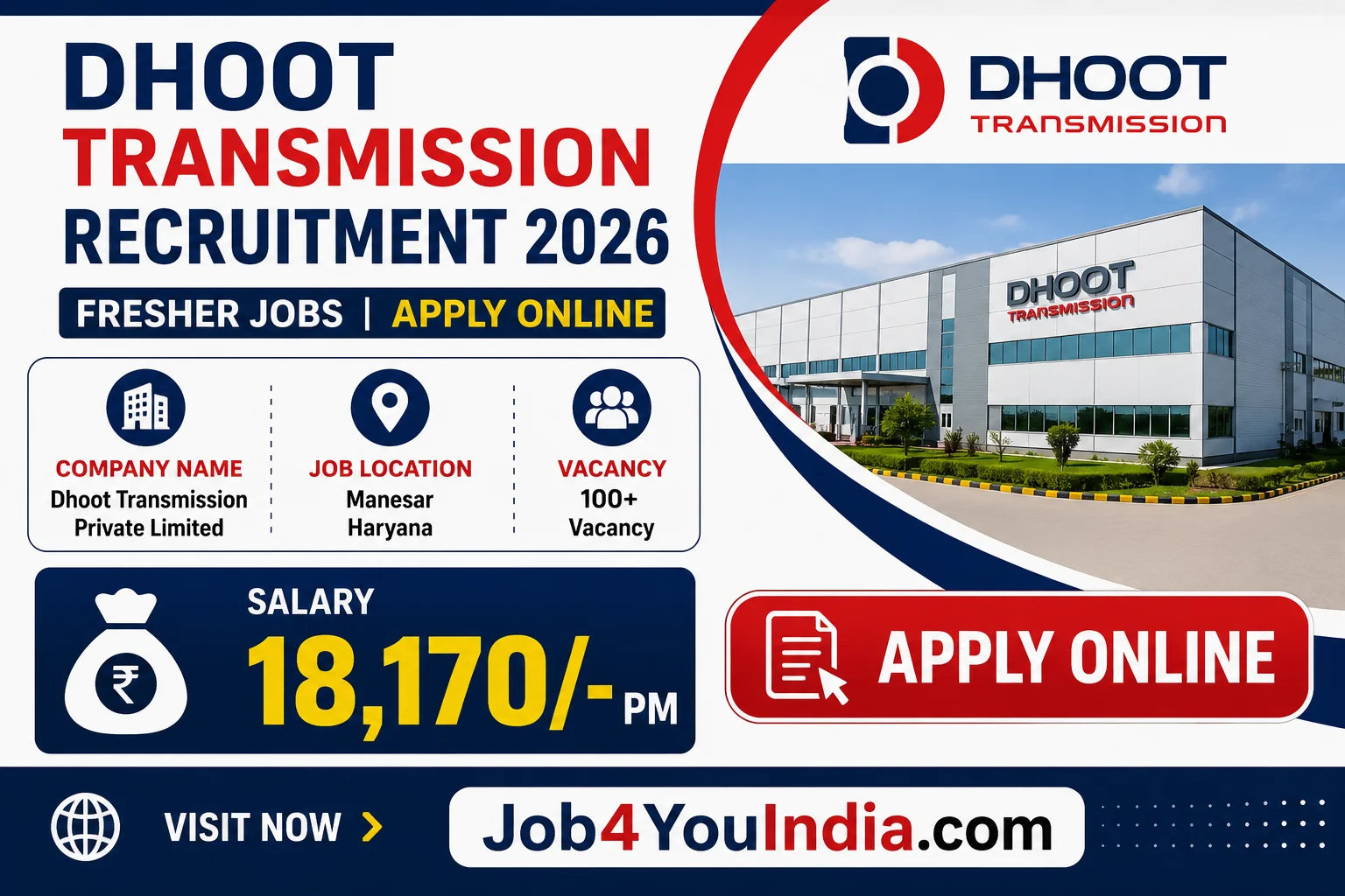 Dhoot Transmission Recruitment 2026
